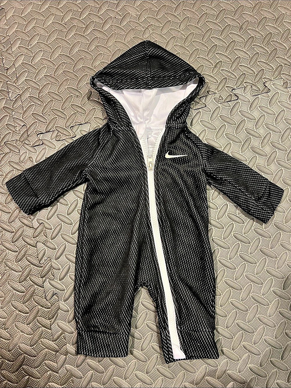 Nike Baby Black & White One-Piece